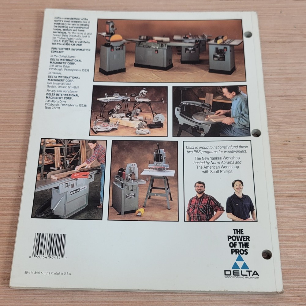 Delta Industrial Machinery Catalog From 1996