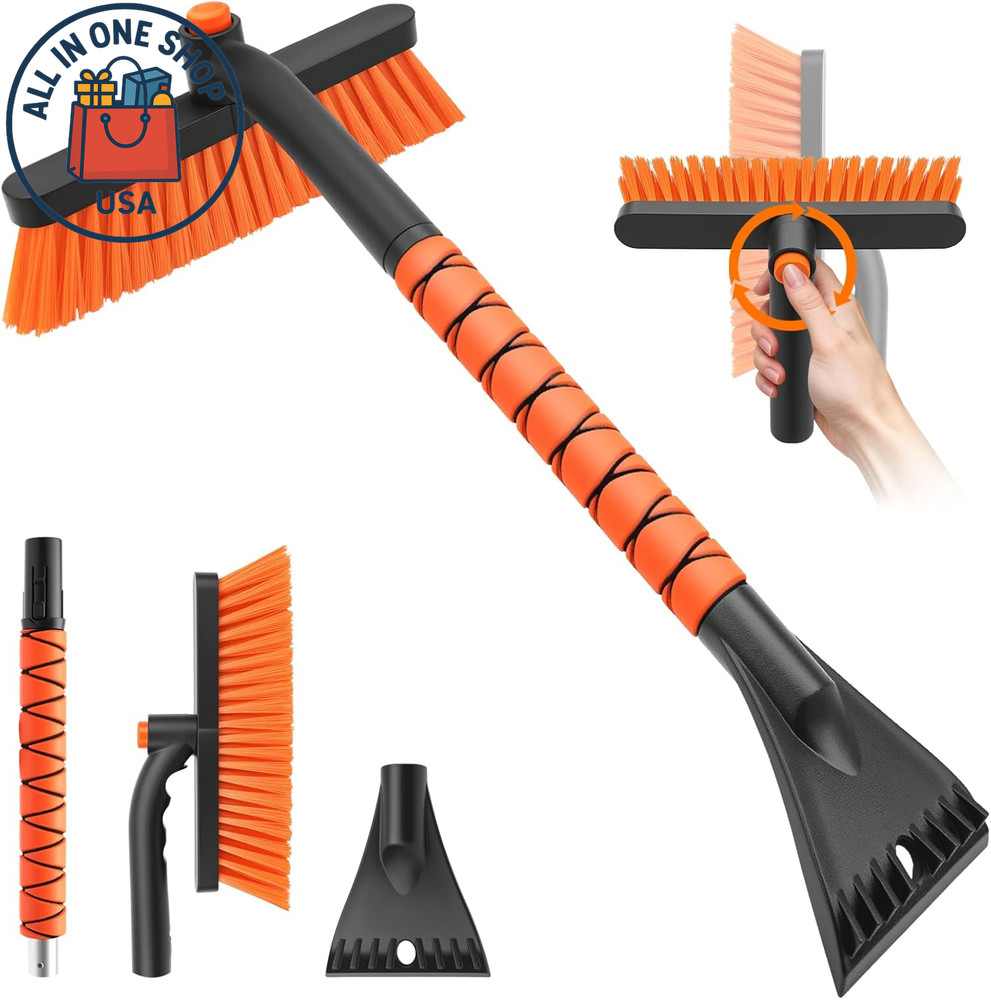 Snow Brush and Ice Scraper Tool