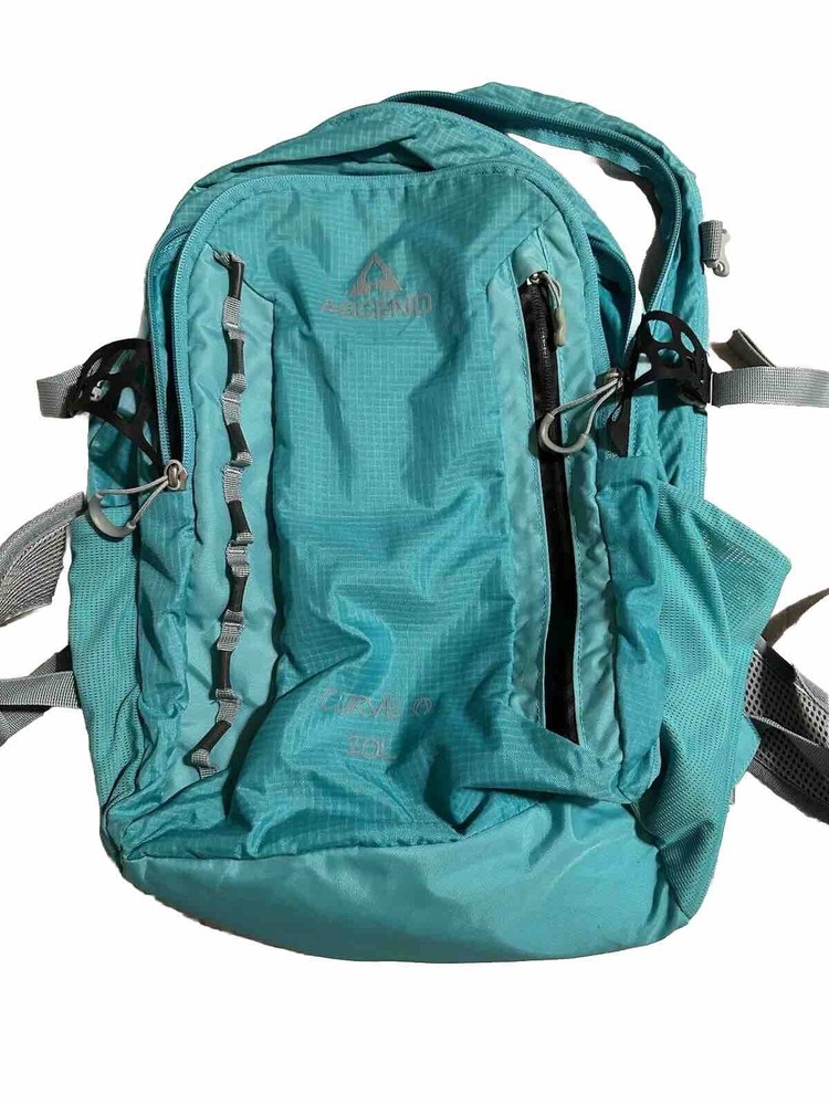 Ascend Curve Hydration Backpack Padded Shoulder Strap Campaign Hiking No Bottle