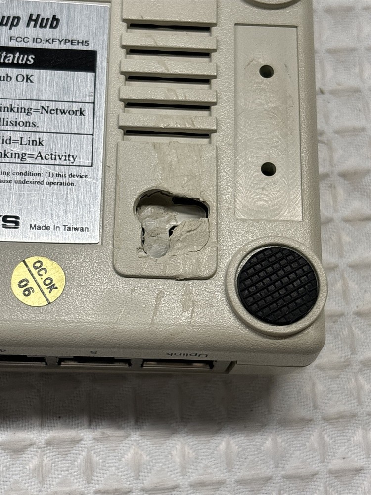 LINKSYS 5 Port Workgroup Hub | EW5HUB | USED | TESTED