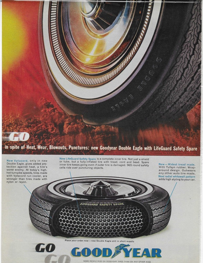 GO GO GOOD YEAR  ORIGINAL PRINT AD