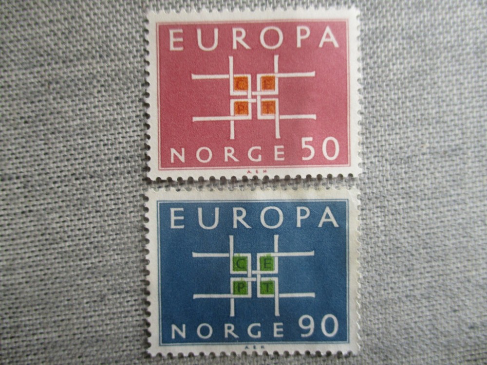 Norway, Scott#441-442, MH