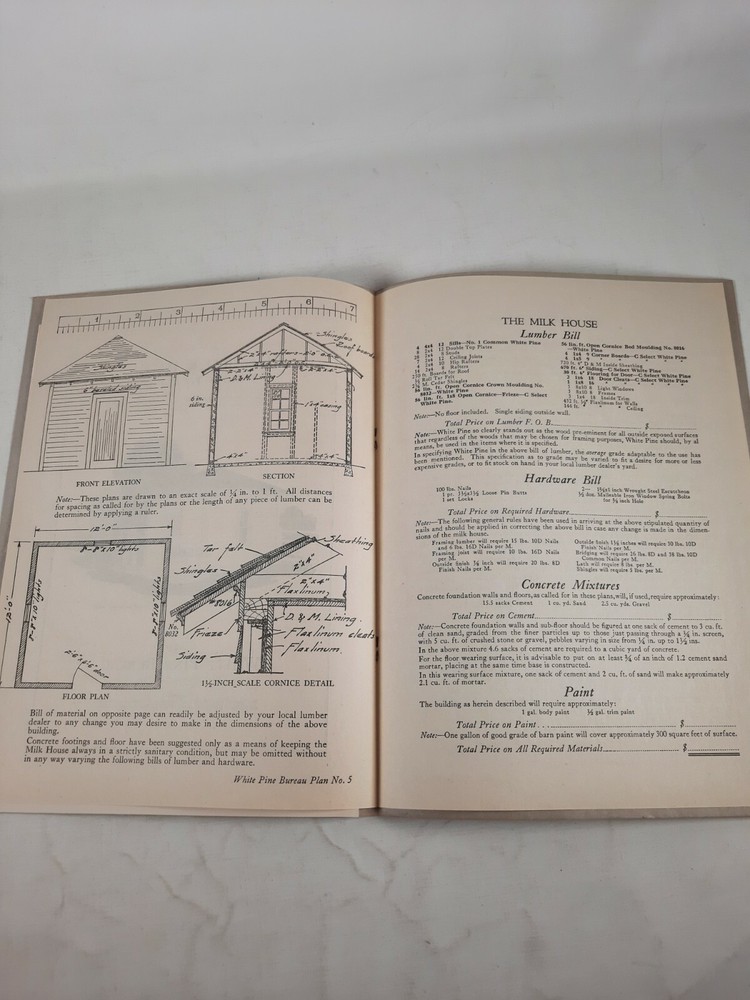 White Pine Bureau plan Construction Plan four walled implement shed braham mn
