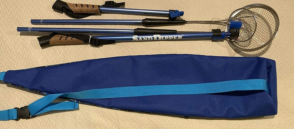 Sand Dipper Shoulder Sling Carry Bag - Blue