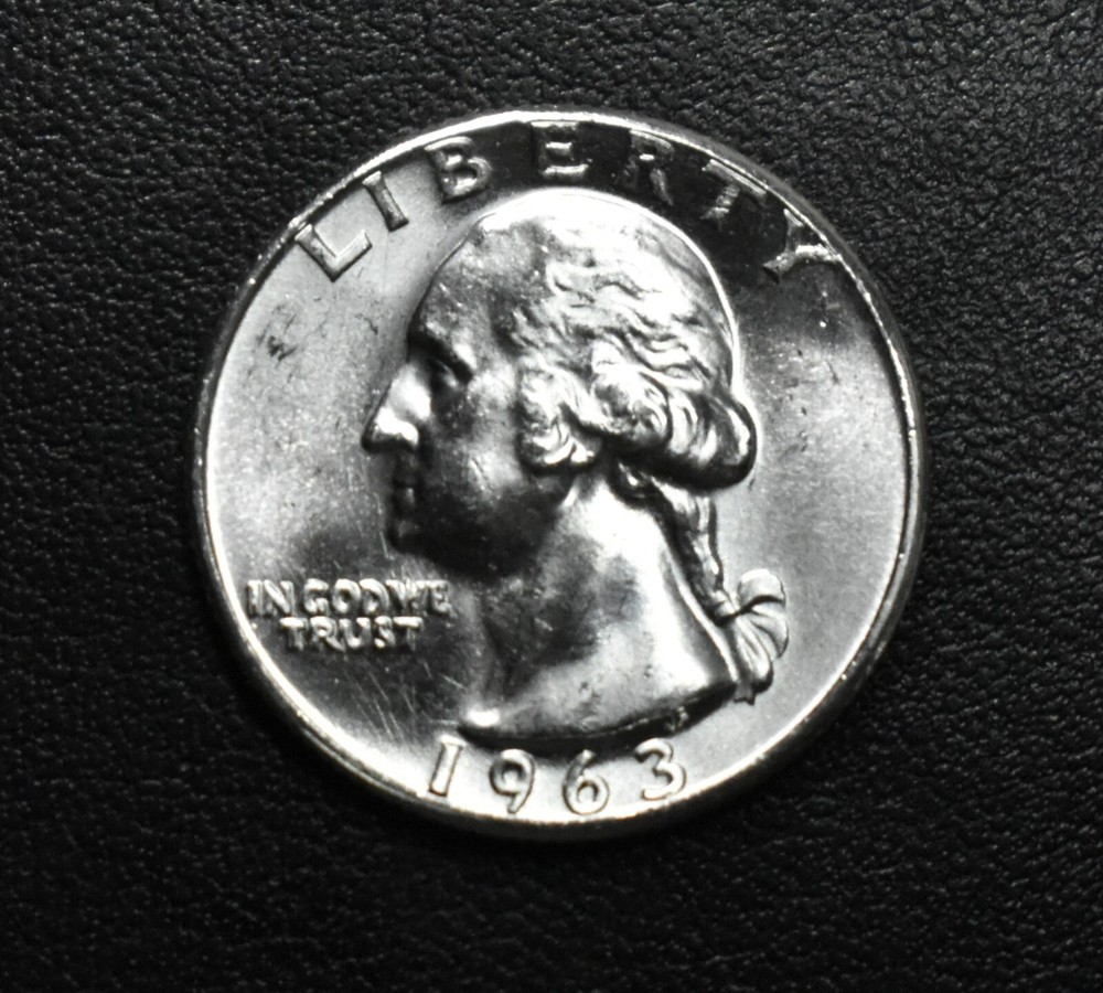 1963 SILVER Washington Quarter 90% Silver
