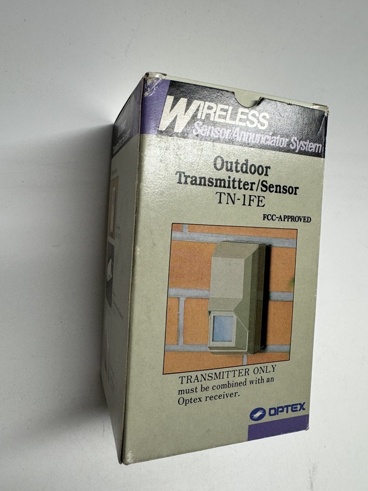 NEW Optex TN-1FE Wireless Sensor Annunciator System Outdoor Sensor Transmitter