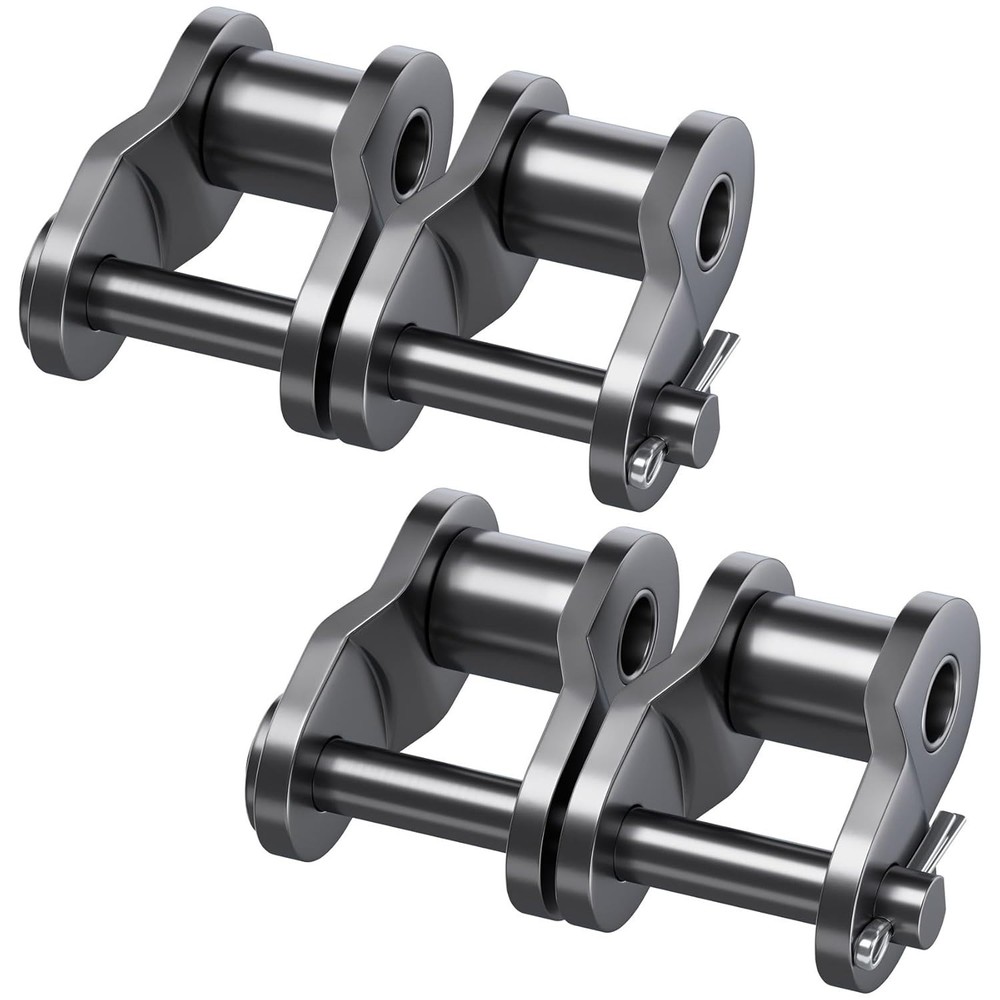 2pcs Double Strand Roller Chain Master Link, Heavy Duty Adjustable Carbon Ste...