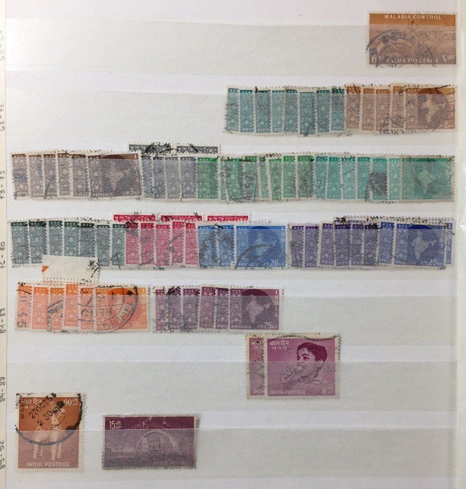 India Postage Used Mixture (Few 100) DA762