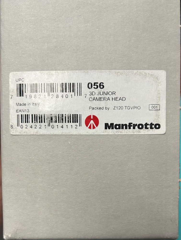 Manfrotto 056 3D Junior Camera Head