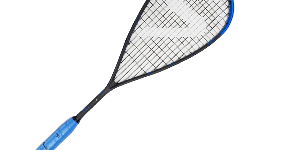 SALMING SQUASH RACKET CANNONE (Black/Blue)