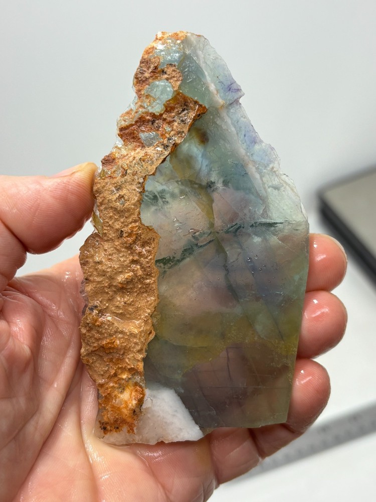 Fluorite slab Cabbing Lapidary Combo Ship Avail