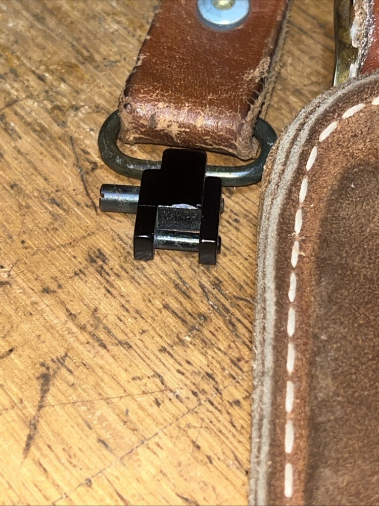 Leather Padded Rifle Sling With Swivel Connectors
