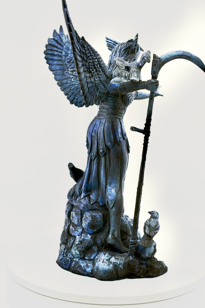 The Morrigan - Hand-cast Statue