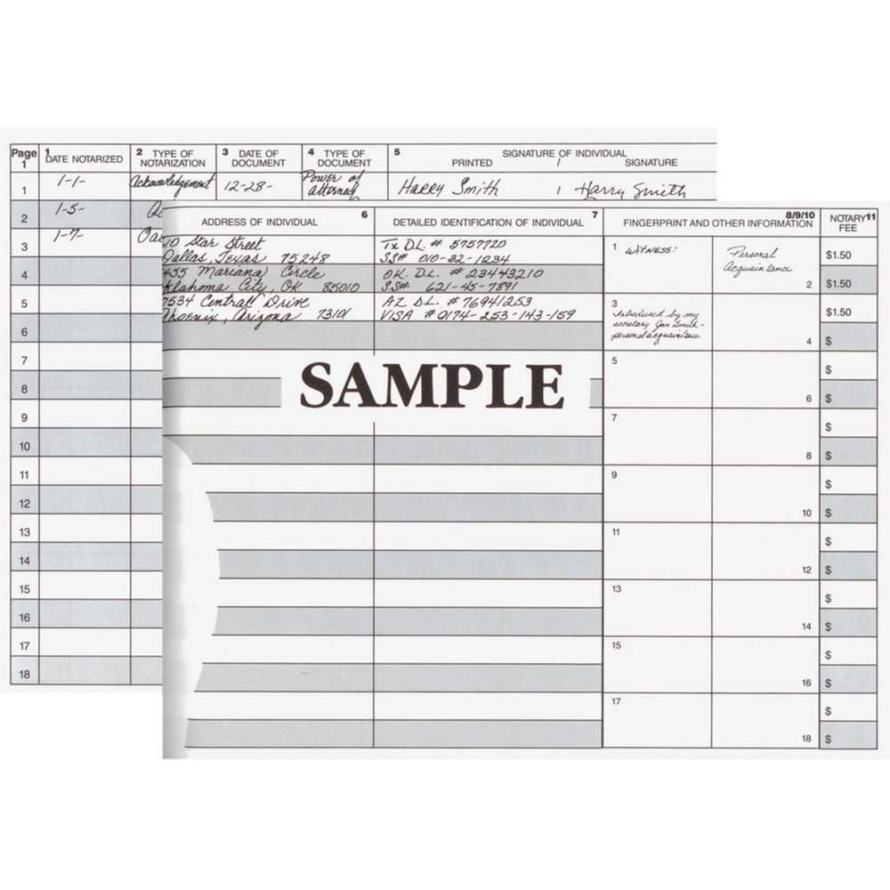 Dome® Notary Public Record Book