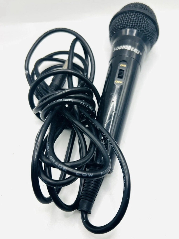 Soundbeast Microphone- Long Cable / Karaoke Microphone ( Preowned)