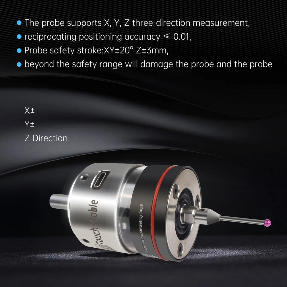 【US】3D Touch Probe, 0.001mm Accuracy CNC Milling Machine 3D Trigger Finder