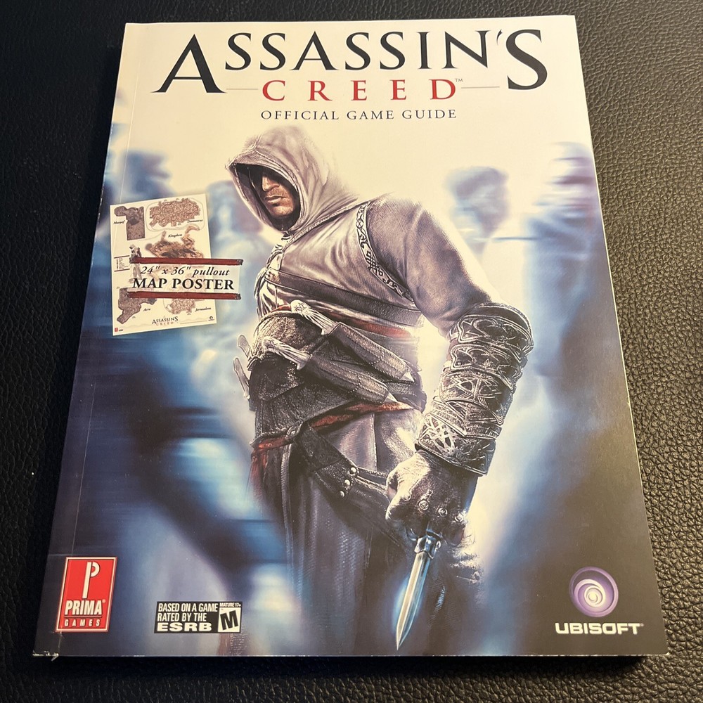 Assassin's Creed Prima Official Game Guide Pullout Map Poster Attached