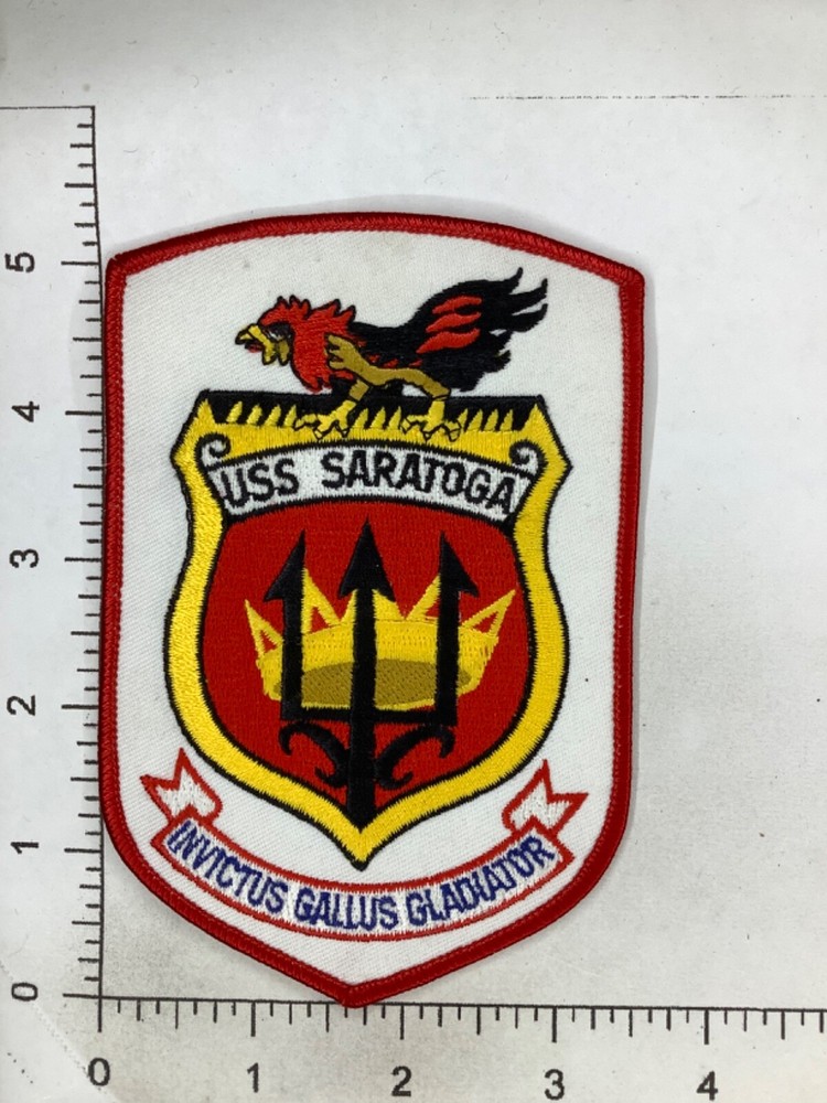 US NAVY USS SARATOGA SHIPS PATCH