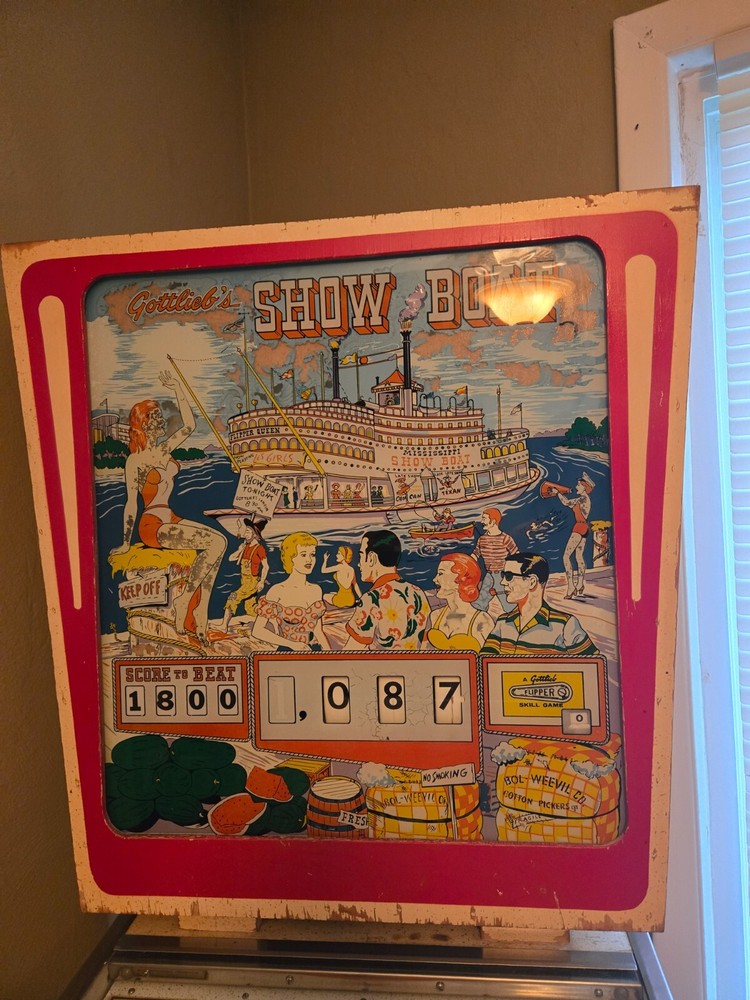 1961 showboat pinball machine