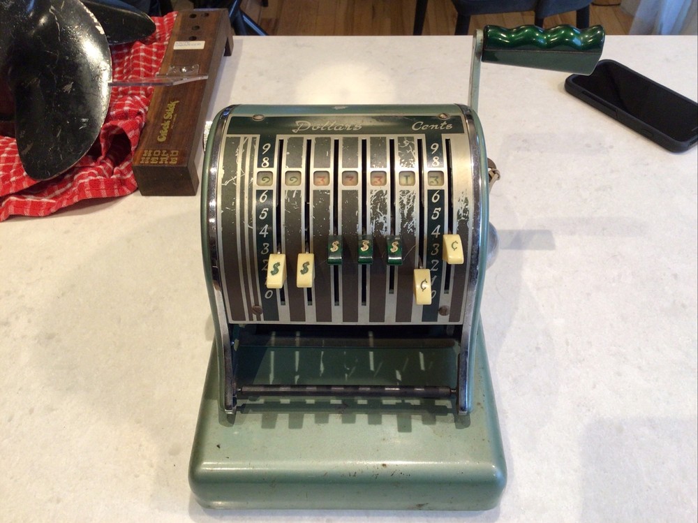 Paymaster Check Machine Series S-600 Vintage