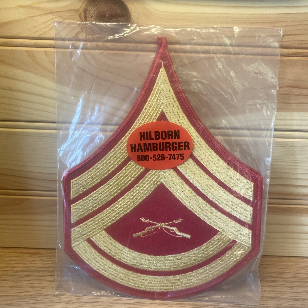 2 Pack USMC Gunnery Sergeant Female Uniform Patch 6” x 7”