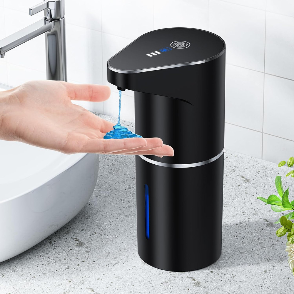 Automatic Soap Dispenser,Touchless Hand Wall Mount Rechargeable 3 Gear Adjustabl