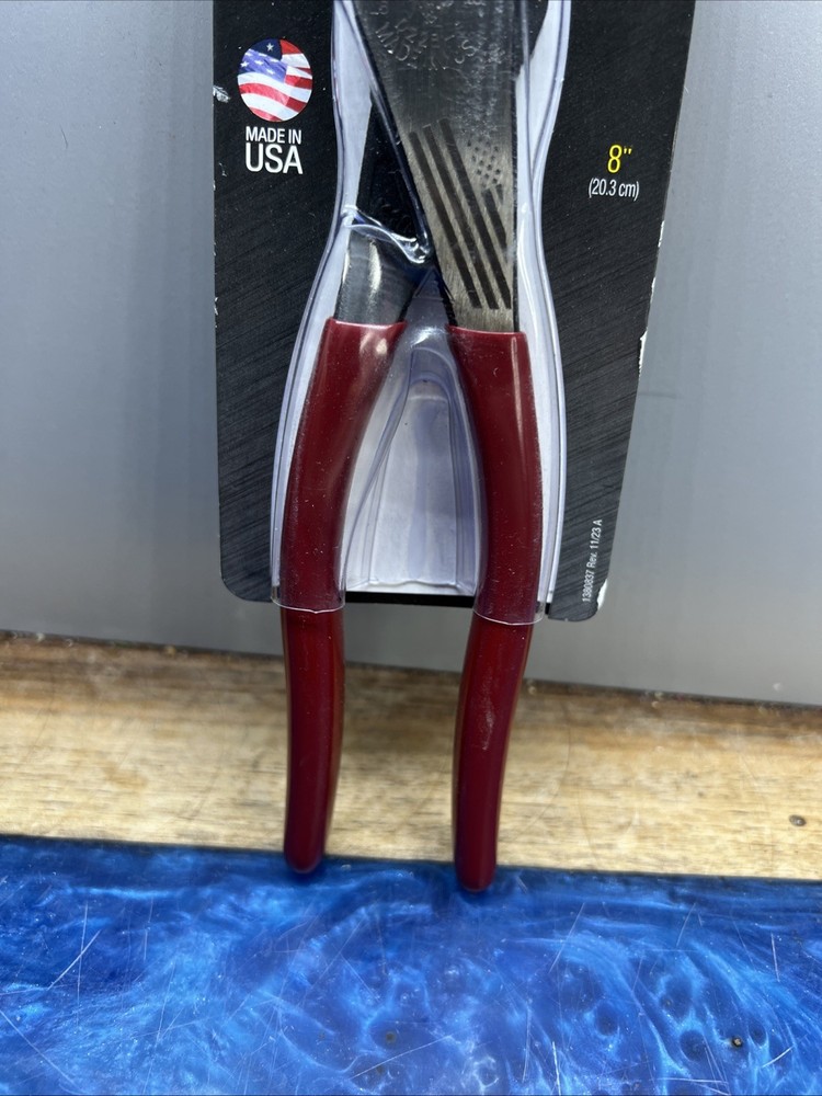 Klein Tools D228-8-SEN Diagonal Cutting Pliers, High-Leverage, 8-Inch