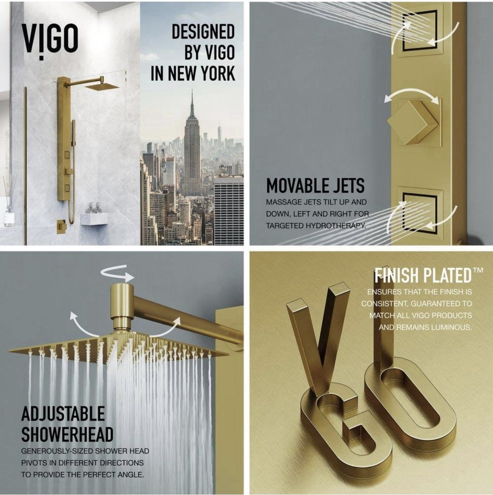 Vigo VG08014MG - Showerpanel Showers