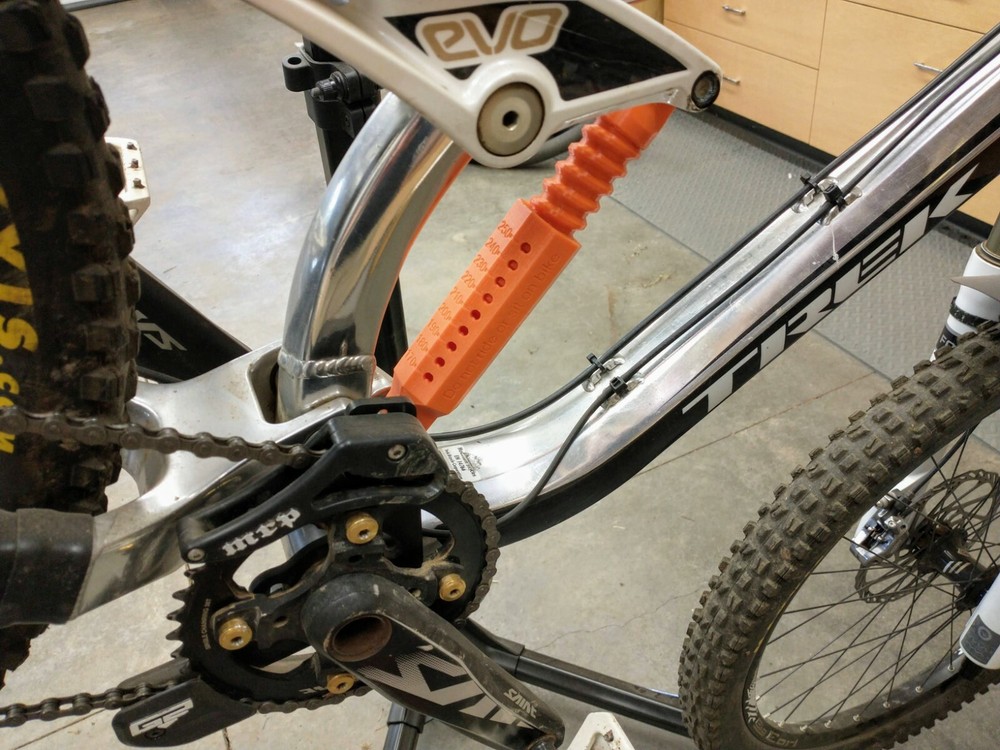 MockShox "Dummy Shock" Temporary Shock During Service - Fully Adjustable