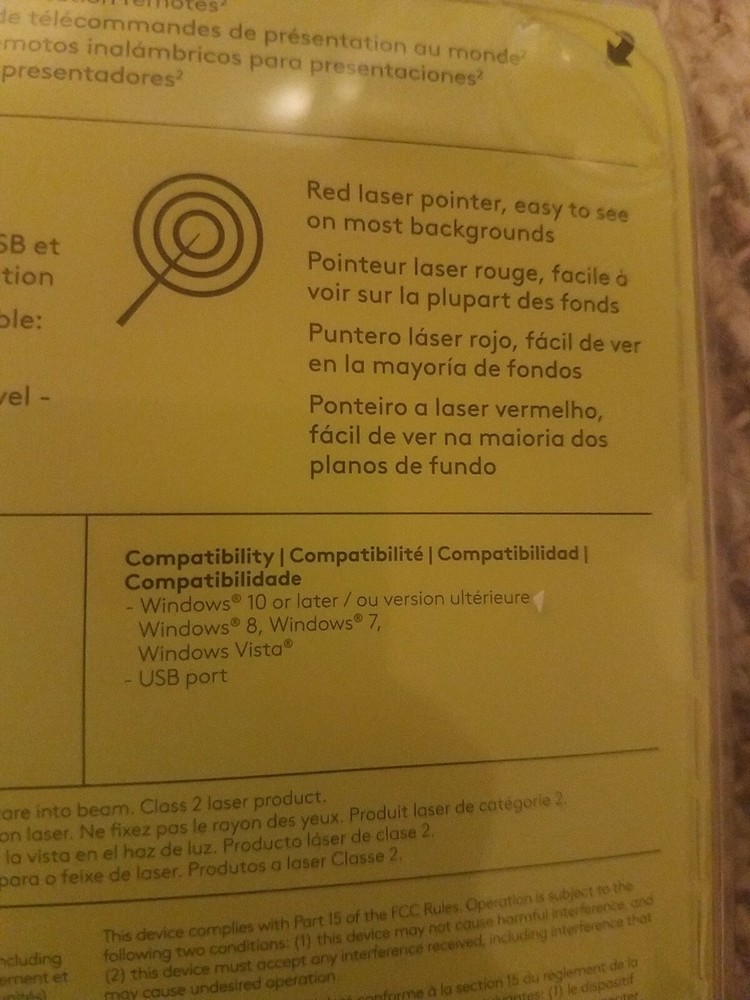 R400 Laser Presentation Remote Logitech