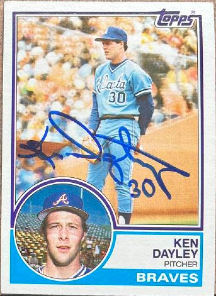 Ken Dayley Autographed 1983 Topps #314
