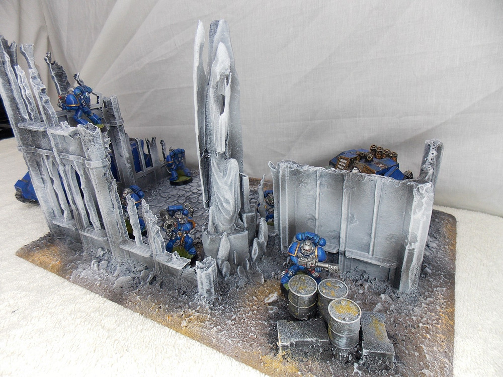 WARGAMING TERRAIN PAINTED BUILDING