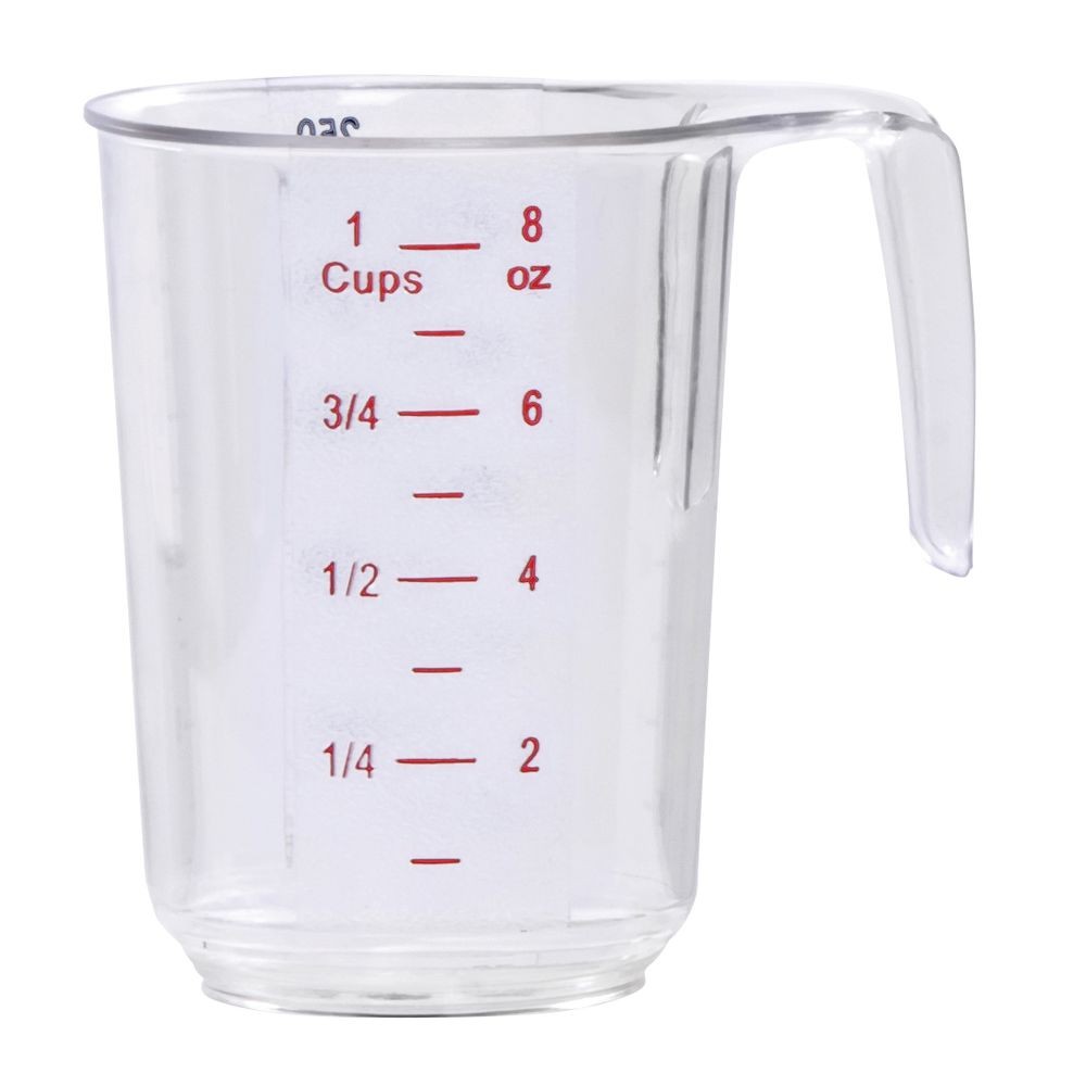 HUBERT® 1 Cup Measuring Cup Clear Polycarbonate