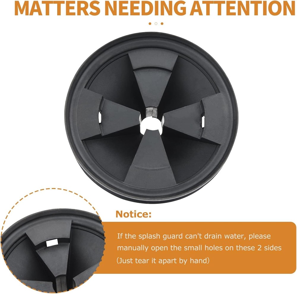 Garbage Disposal Splash Guard W/ Waste Disposal Shovel InSinkErator Evolution