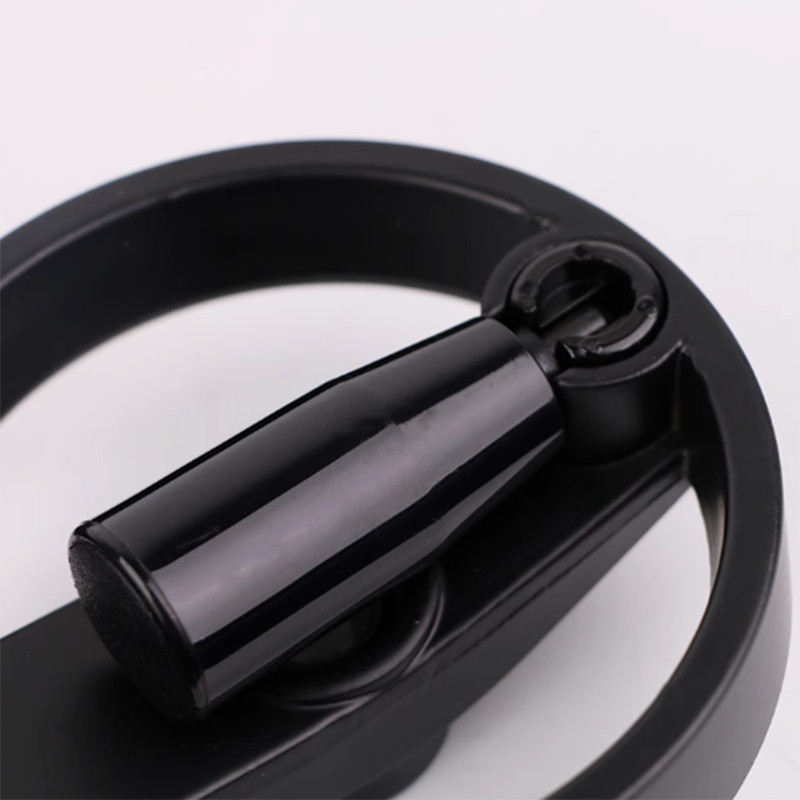Aluminum Alloy Foldable Machine tool Handle 100-200mm Black Circle Handle Wheel