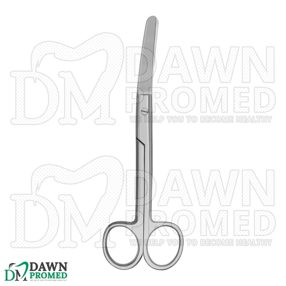 Operating Scissors 4.5" Curved Blunt Blunt Round Pattern Surgical Instruments