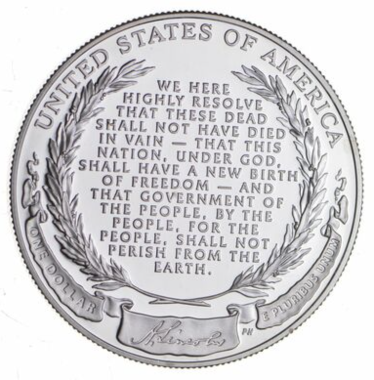 Proof 2009 Abraham Lincoln - US Commemorative 90% Silver Dollar