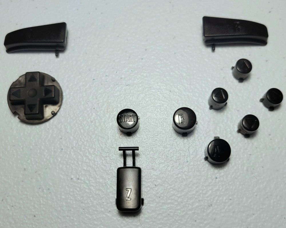 Custom N64 Blackout Buttons For Controller