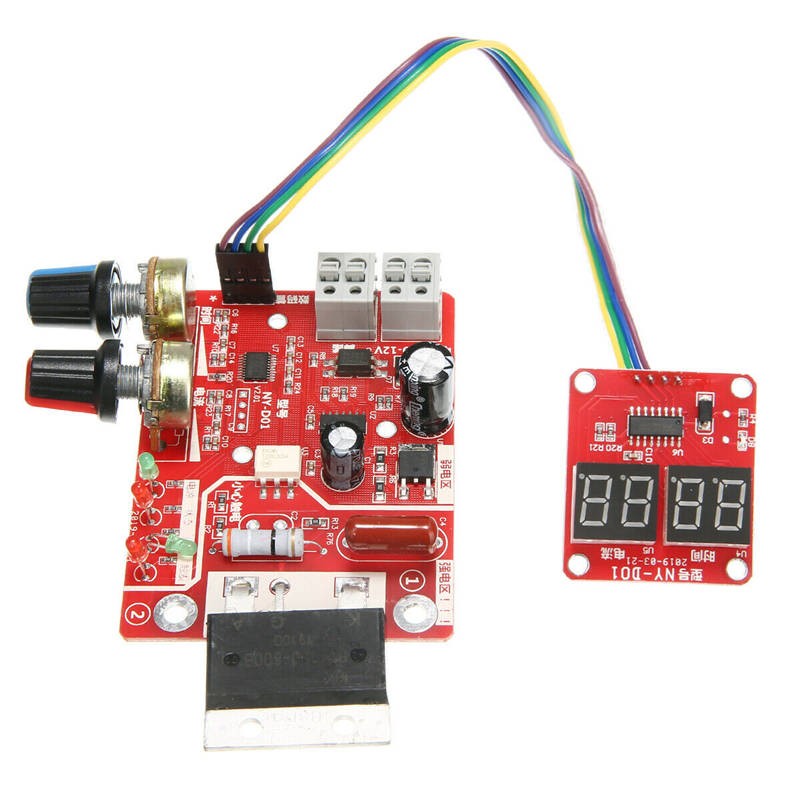 Spot Welder Machine Time Control Board Current Digital Display Controller 100A