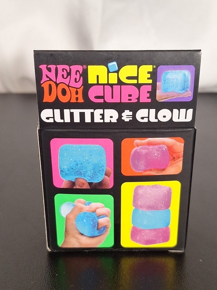 Nee Doh Nice Cube Glitter & Glow