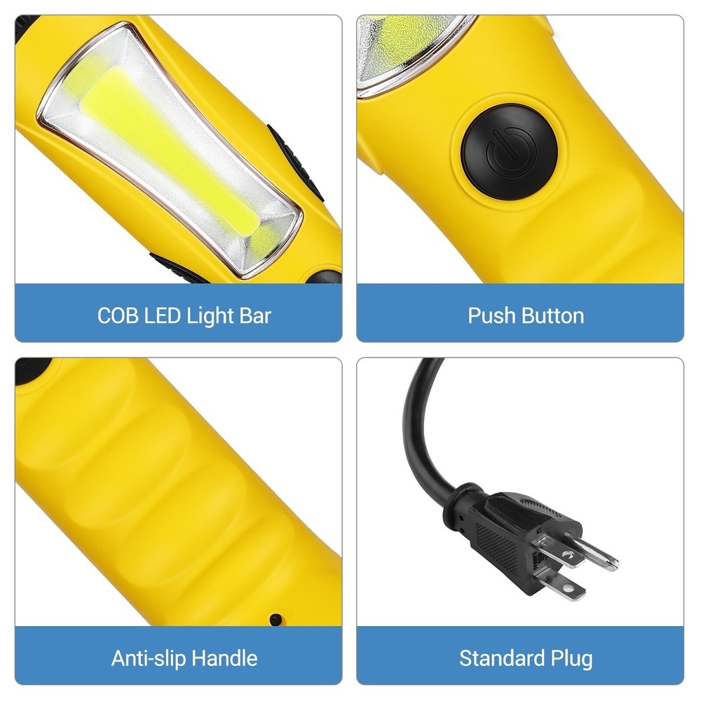 DEWENWILS 15ft LED Work Light, Underhood Work Light,Handheld Corded Work Light