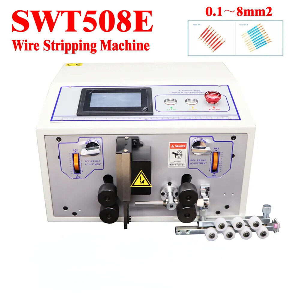 SWT508E Fully Automatic Computer Wire Stripping Cutting Machine 0.1-8.0mm2