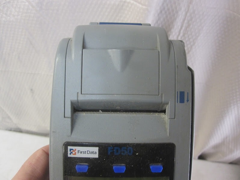 First Data FD-50 Credit Card Processing Terminal - No Power Adapter