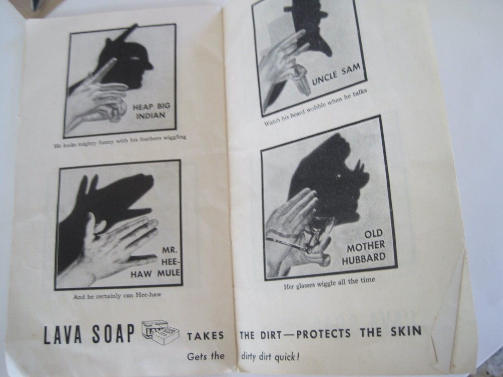 Lava Shadow Graphs Lava Soap Advertising Booklet