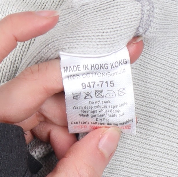 Next Men's Beige Cotton Full Zip Basic Jacket Size Small