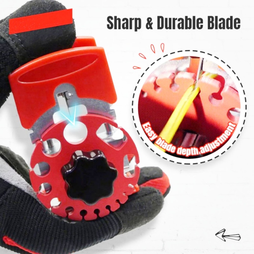 Wire Stripper Tool for Stripping Insulation from Solid or Stranded Copper Wires