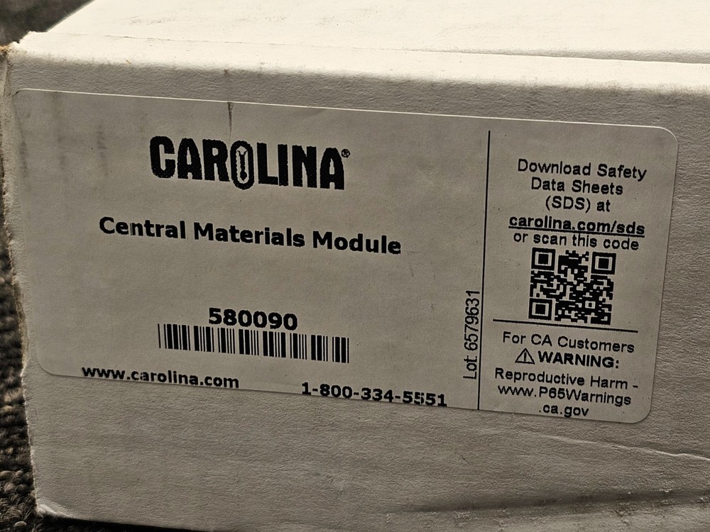 Carolina 580090 Central Materials Modules *PICTURED ITEMS ONLY