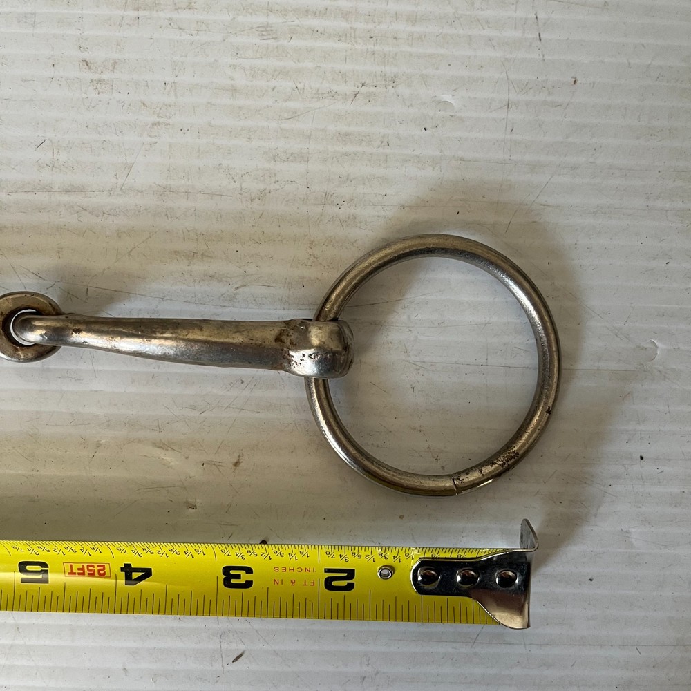 Loose Ring Stainless Steel Snaffle Bit 5in