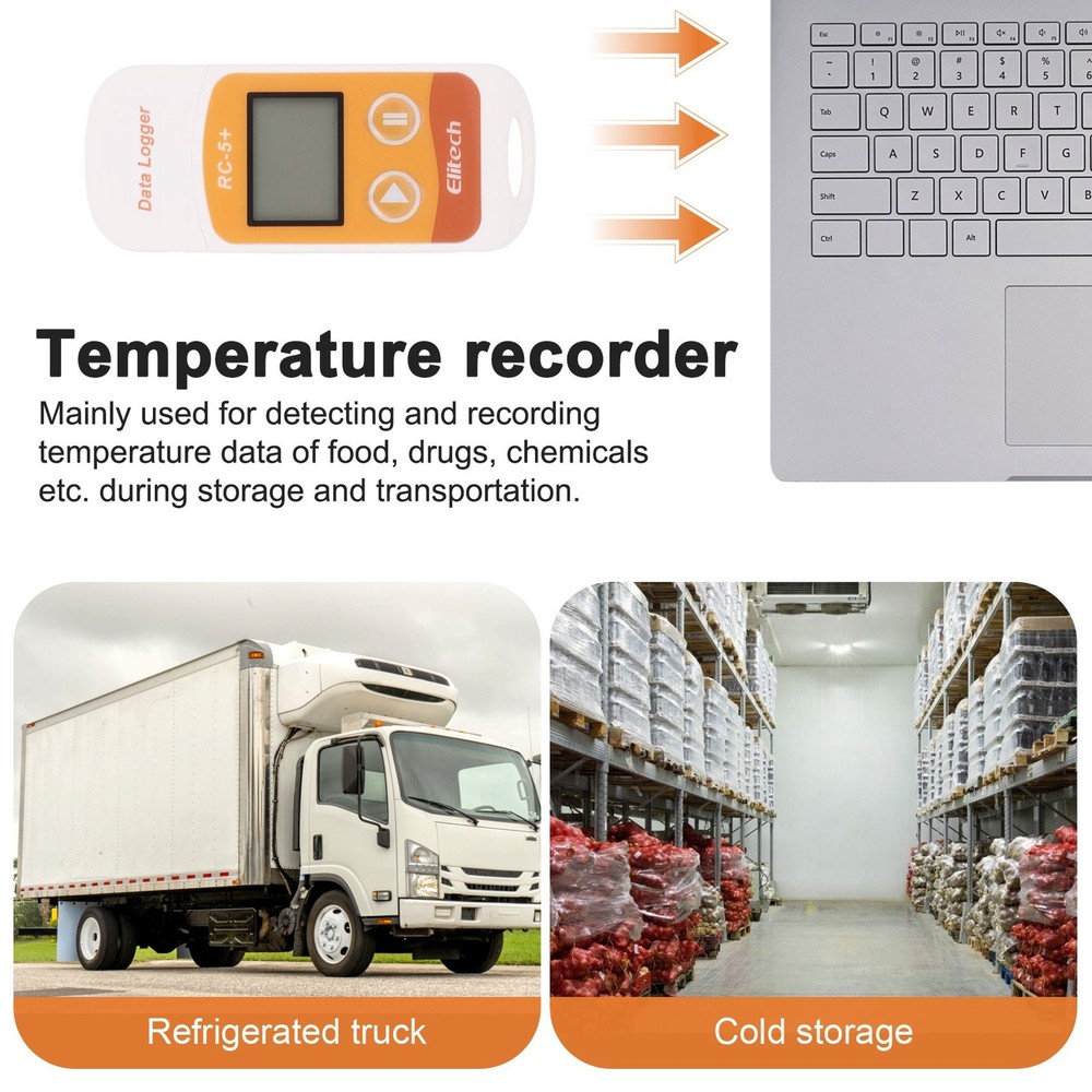 RC-5+ PDF USB Temperature Data Logger Reusable Recorder 320002886