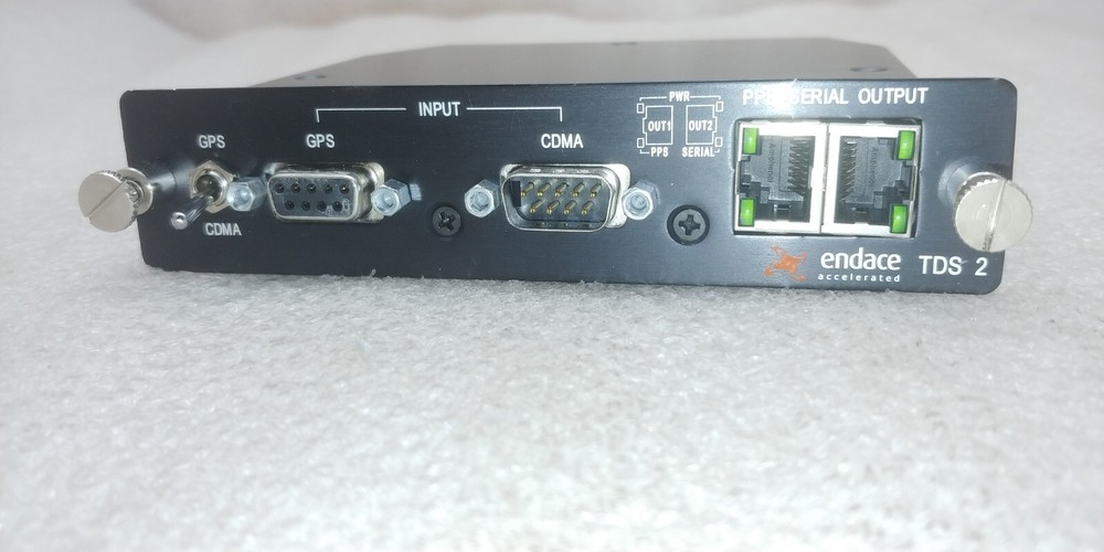 ENDACE ACCELERATED TDS2 SERVER MODULE TIME DISTRIBUTION SYSTEM A-001798 FR SHIP!